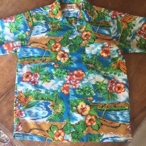 Vintage Hawaiian Shirt Aloha Luau 1960’s Shirt Top